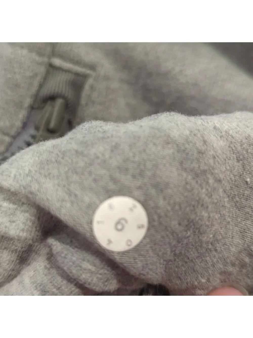 Lululemon Fleece Be True Crew Heathered Medium Grey